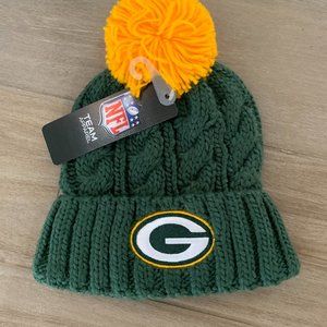 NWT Green Bay Packers winter pom pom hat